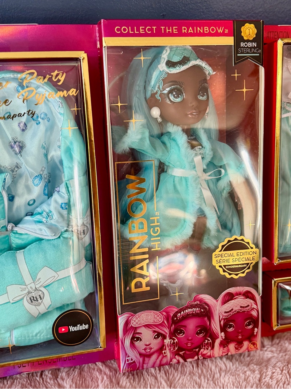 Rainbow High Robin Sterling Aqua Fashion Doll - Special Edition